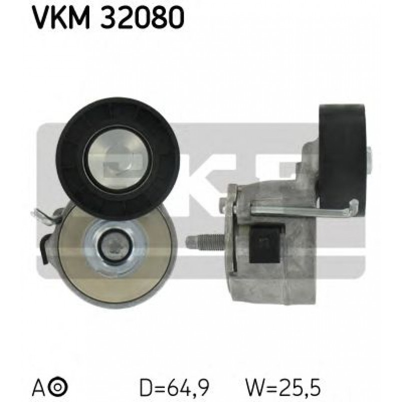 VKM 32080 SKF Натягувач поліклинового ременя